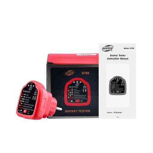Тестер розеток с функцией проверки УЗО BENETECH GT85 Харків