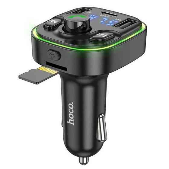 АЗУ FM модулятор Hoco DE5 PD20W+QC3.0 (2USB-A/1C) Херсон