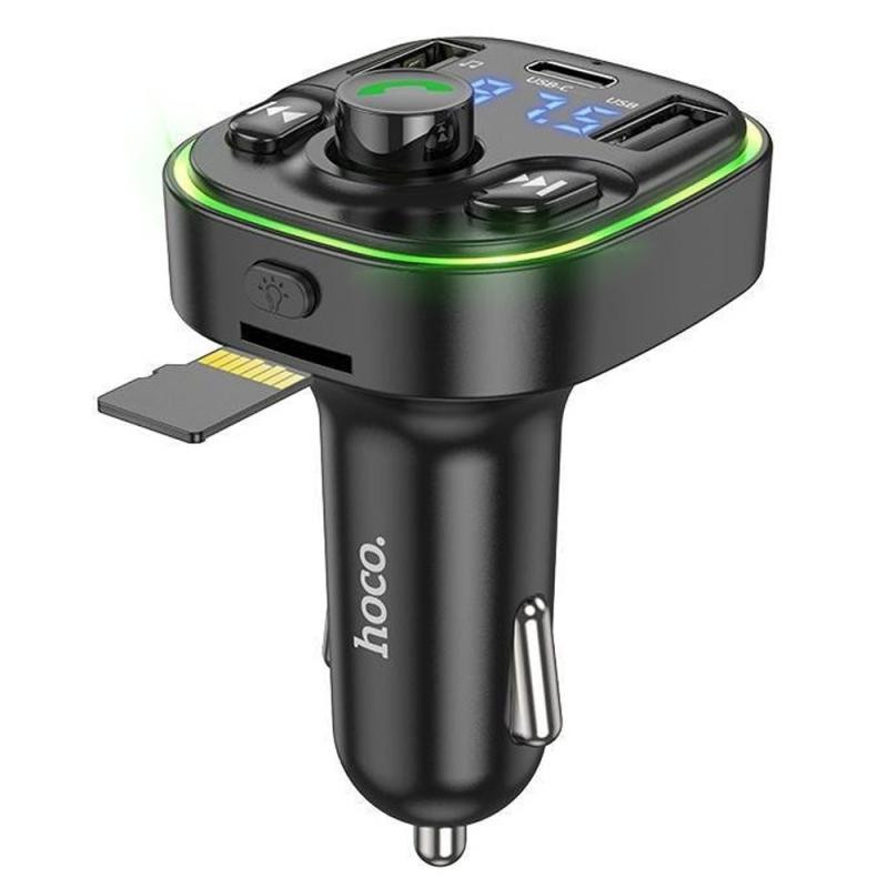 АЗУ FM модулятор Hoco DE5 PD20W+QC3.0 (2USB-A/1C) Херсон - зображення 2