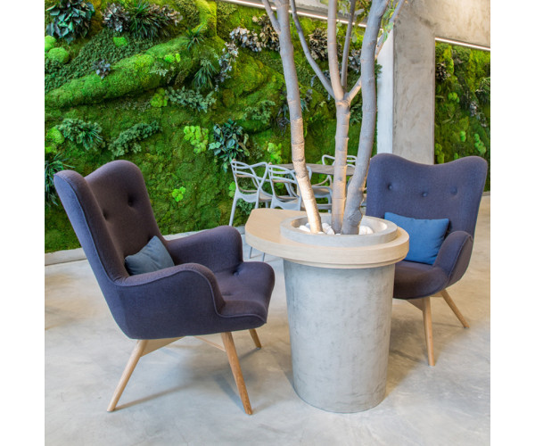 Крісло Флоріно тканина синя Дніпро - зображення 2