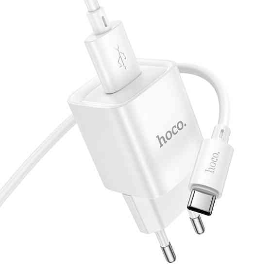 Уценка СЗУ Hoco C145A Charm QC3.0 18W (1USB-A) + кабель USB to Type-C Херсон