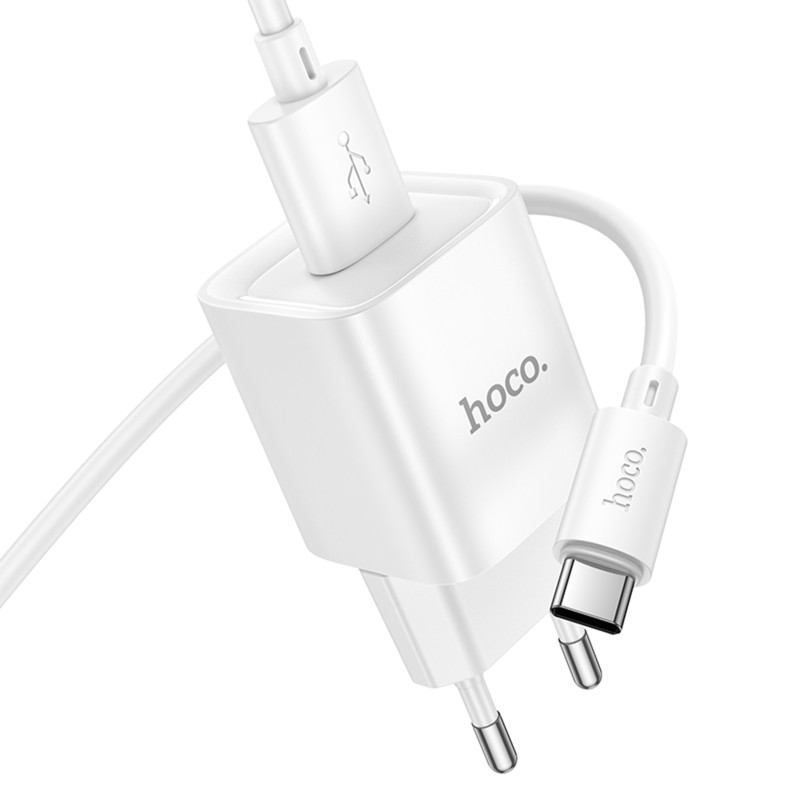 Уценка СЗУ Hoco C145A Charm QC3.0 18W (1USB-A) + кабель USB to Type-C Херсон - зображення 4