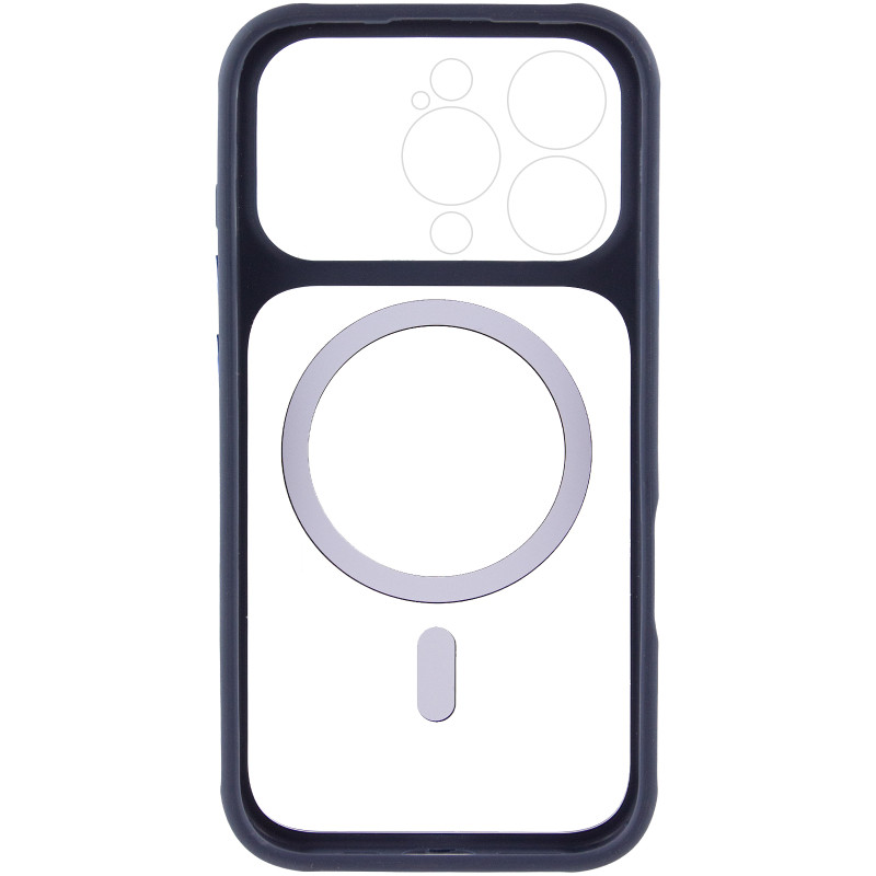 Чехол TPU+PC GETMAN Moon Clear with MagSafe для Apple iPhone 16 Pro (6.3") Херсон - зображення 4