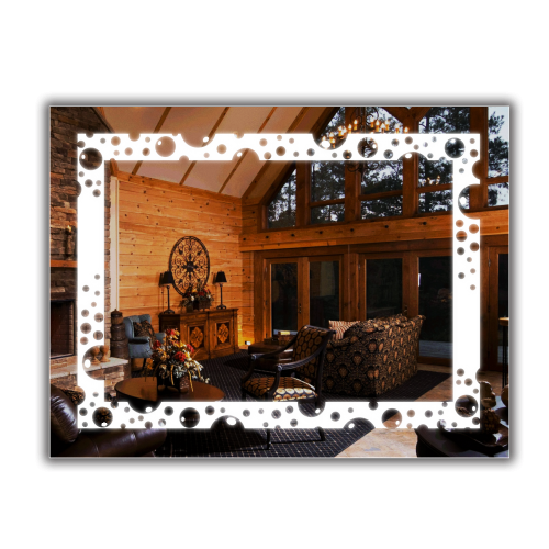 Дзеркало з LED підсвічуванням 650х850мм Киев - изображение 1