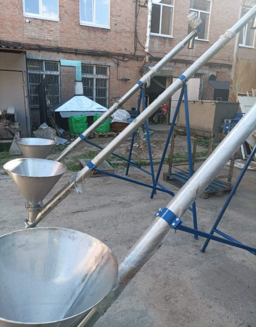 Трубчатый винтовой конвейер, транспортер для ягод D250 L4000 Луцьк - зображення 5