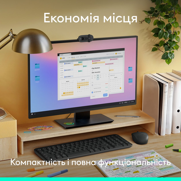 Клавиатура компьютерная безпроводная Logitech K250 Wireless Keyboard Graphite L920-013822 графитовая Київ - зображення 5