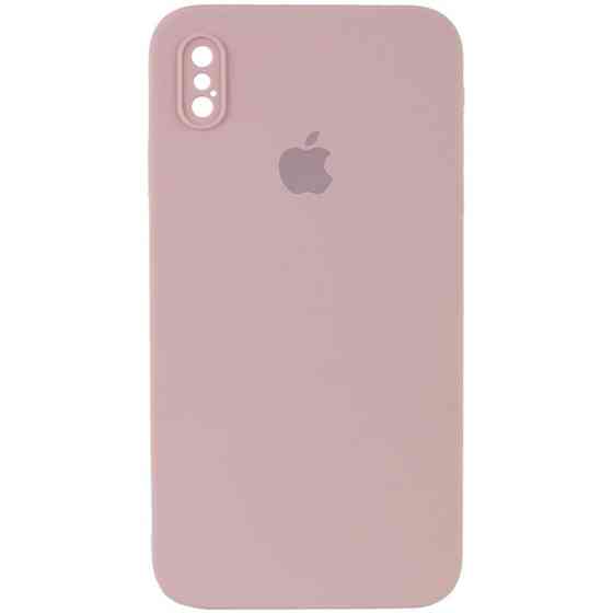 Чехол Silicone Case Square Full Camera Protective (AA) для Apple iPhone X / XS (5.8") Херсон