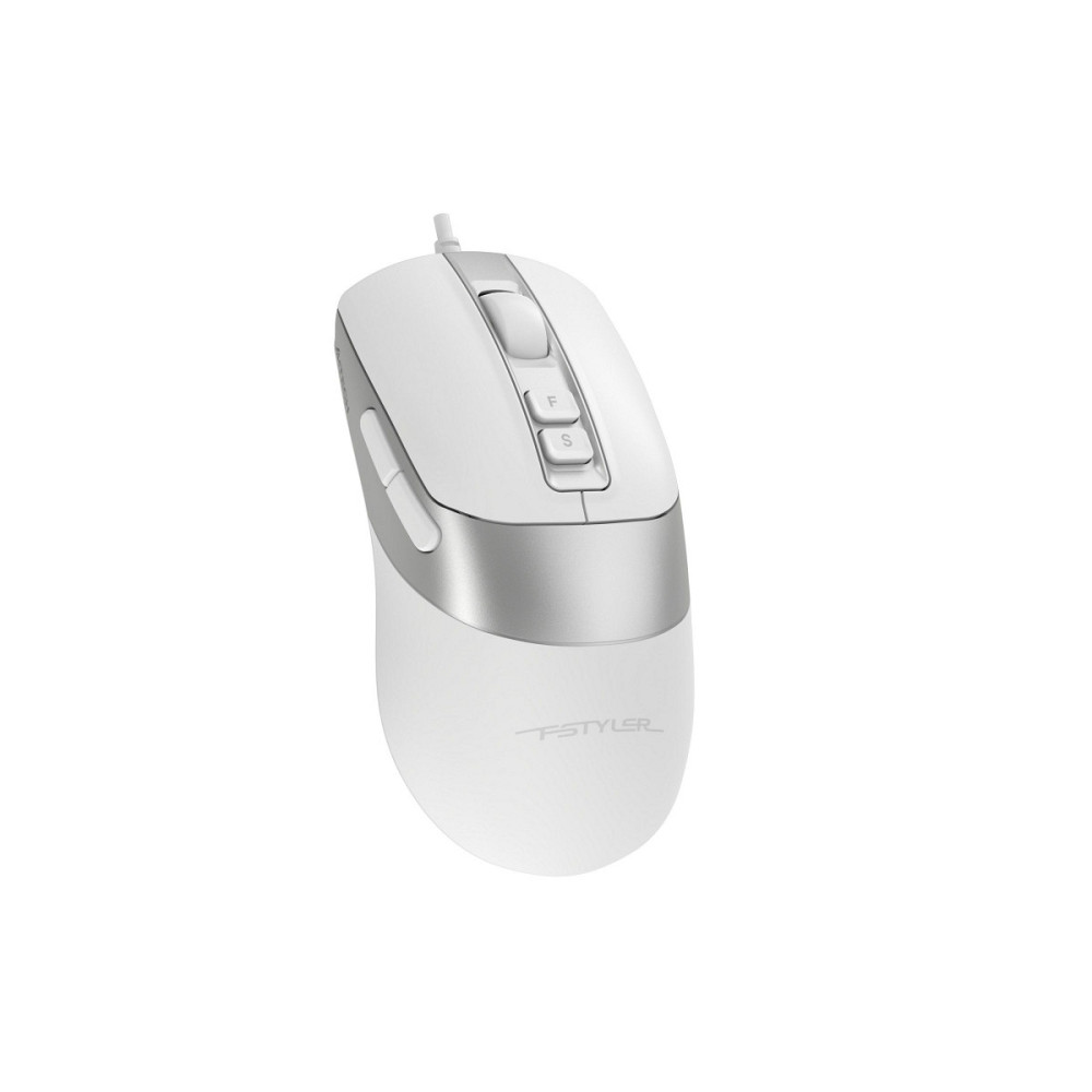 Мышь компьютерная проводная A4Tech Fstyler FM50 Plus (White) белая Київ - зображення 9