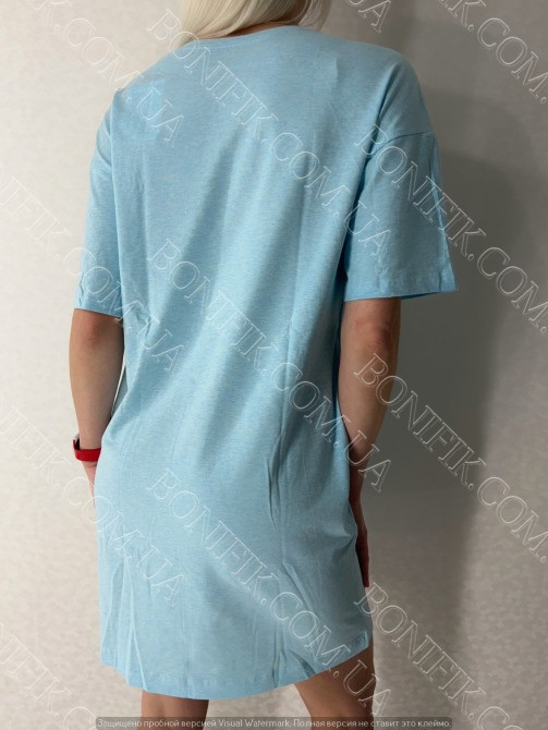 Ночнушка с коротким рукавом из коллекции "Kate" (арт. LDK 121/41/01) Кривий Ріг - зображення 5