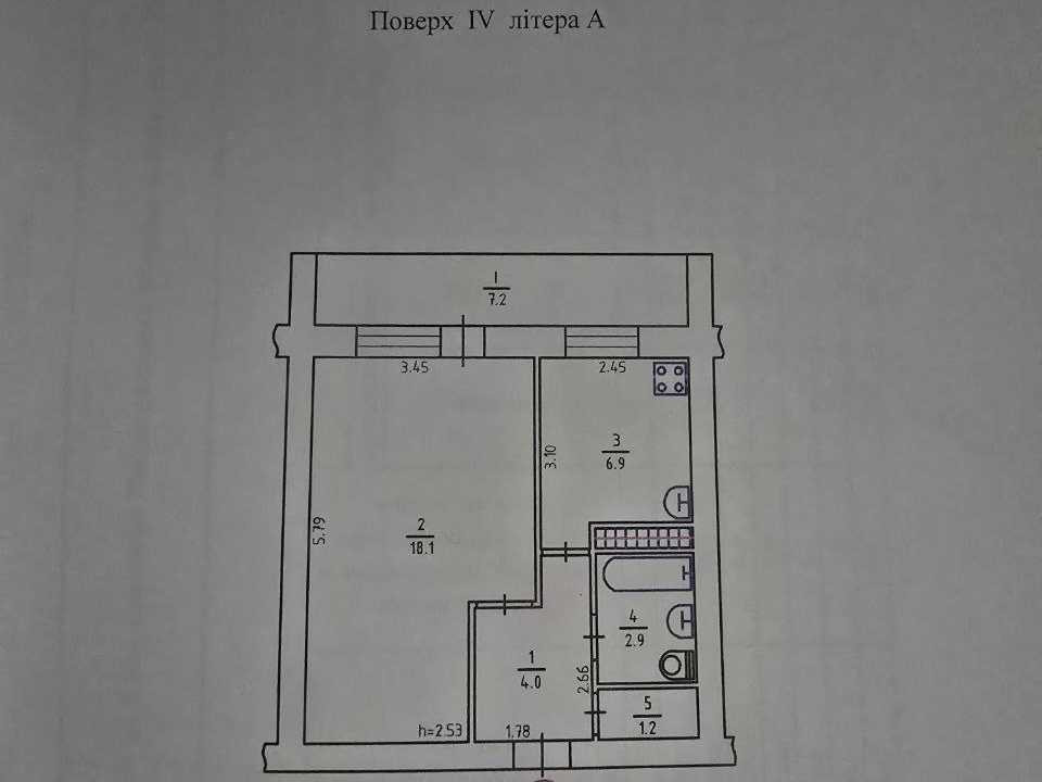 продажа 1-к квартира Киев, Оболонский, 37500 $ Київ - зображення 1