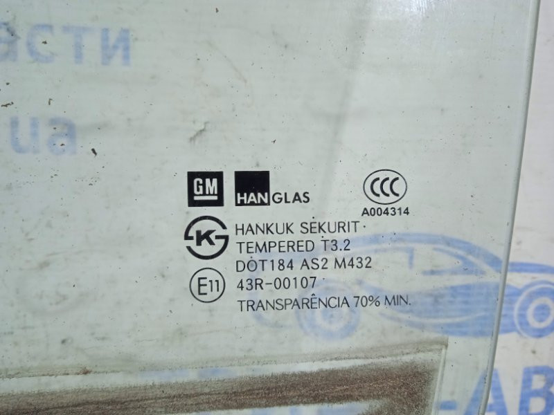 Стекло двери заднее левое Chevrolet Lacetti J200 1.8 БЕНЗИН 2004 (б/у) Київ - зображення 2