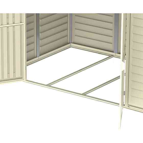 Сарай пластиковый DuraMate 240x163x186 см слоновая кость Киев