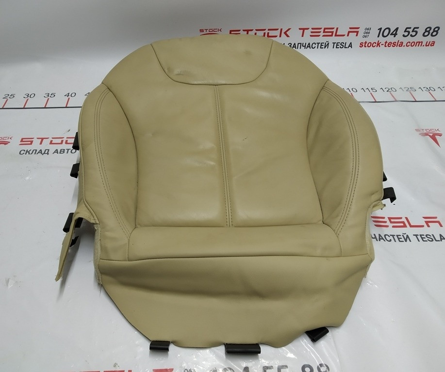Обшивка нижней части пассажирского сиденья с подогревом PREM TAN Tesla model S 1013123-03-B Киев - изображение 4