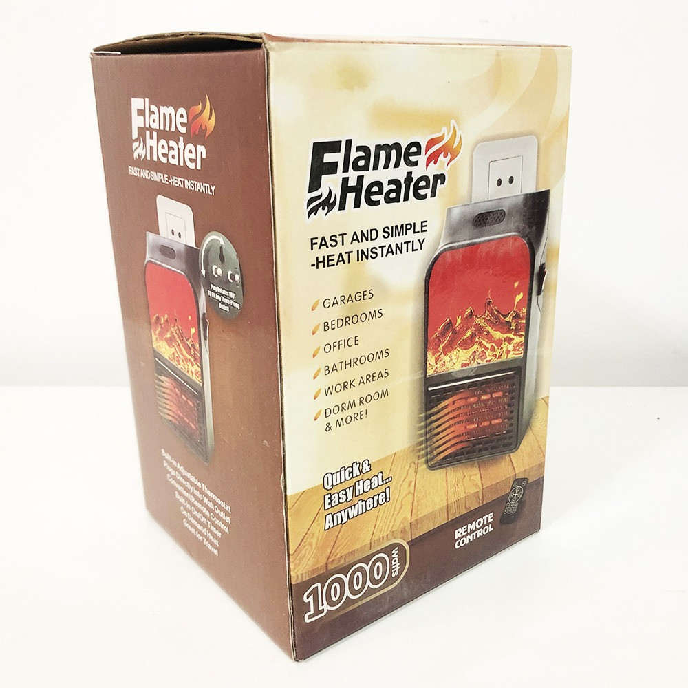 Портативний обігрівач Flame Heater 900 Вт, тепловий вентилятор, обігрівач для дому, ветродуйчик Одесса - изображение 4