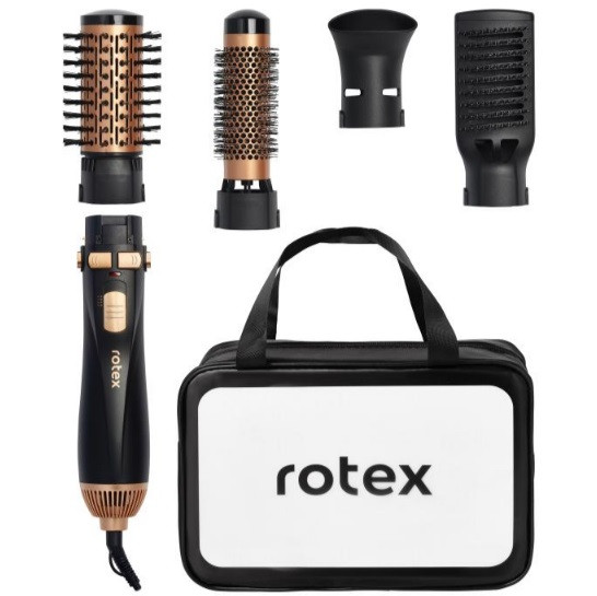 Фен-щетка Rotex RHС490-T 1200 Вт черный Київ - зображення 1