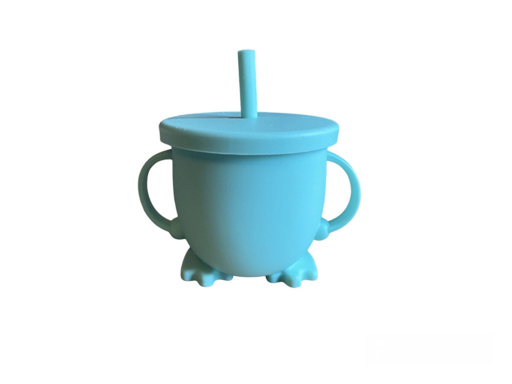 Детский силиконовый набор посуды для кормления ментоловый 12 предметов Киев - изображение 2