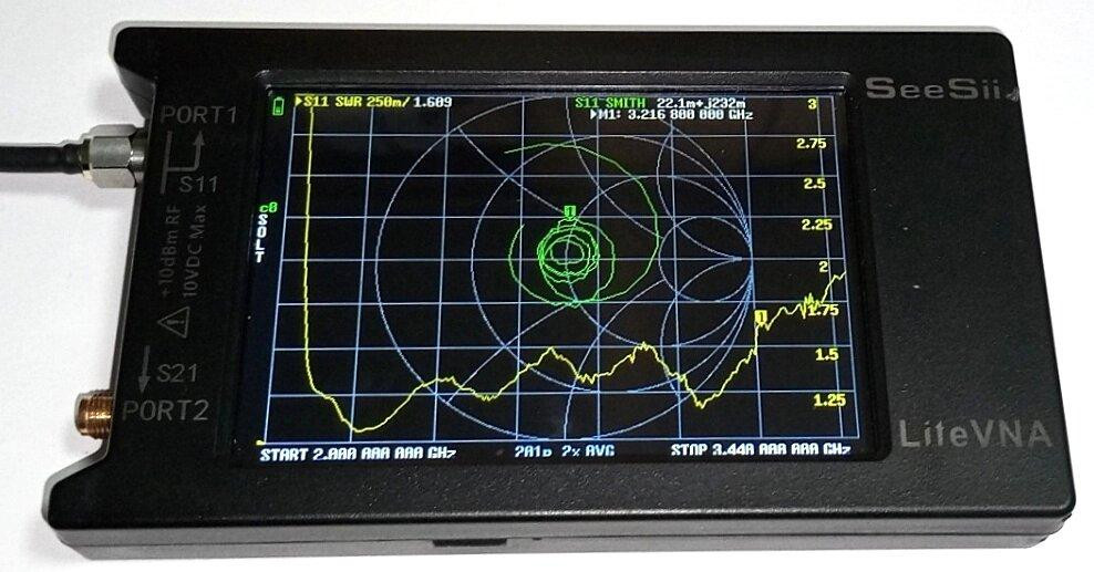 Антенна спиральная 2070-3210MHz 13dBi, до 50W, правосторонняя RHCP, 5-витковая, SMA-female (гнездо) Дніпро - зображення 3