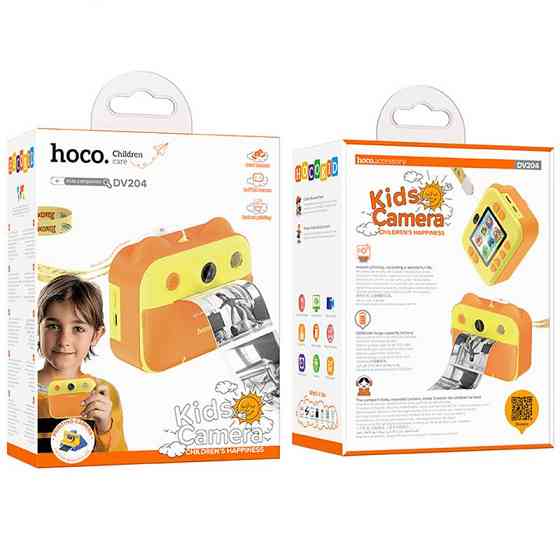 Детская фотокамера с моментальной печатью Hoco DV204 Dual-camera Херсон
