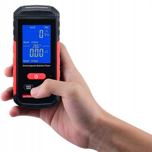 Тестер электромагнитного излучения (1-1999В/м, 0,01-99,99μT/0,1-999,9mG) WINTACT WT3122 Харків - зображення 6