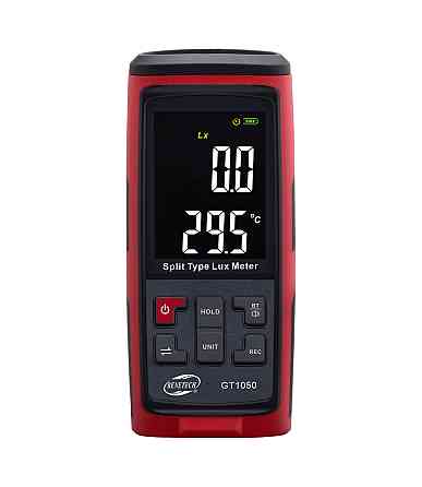 Люксметр + термометр (измеритель уровня освещенности) Bluetooth BENETECH GT1050 Харьков