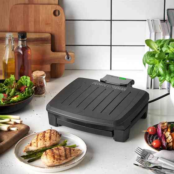 Гриль-барбекю электрический Russell Hobbs George Foreman Immersa Grill Small 28300-56 1100 Вт черный Київ