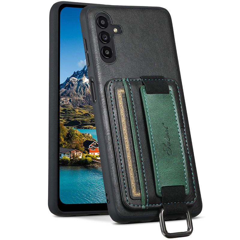 Кожаный чехол Wallet case and straps для Samsung Galaxy A14 4G/5G Херсон - зображення 2