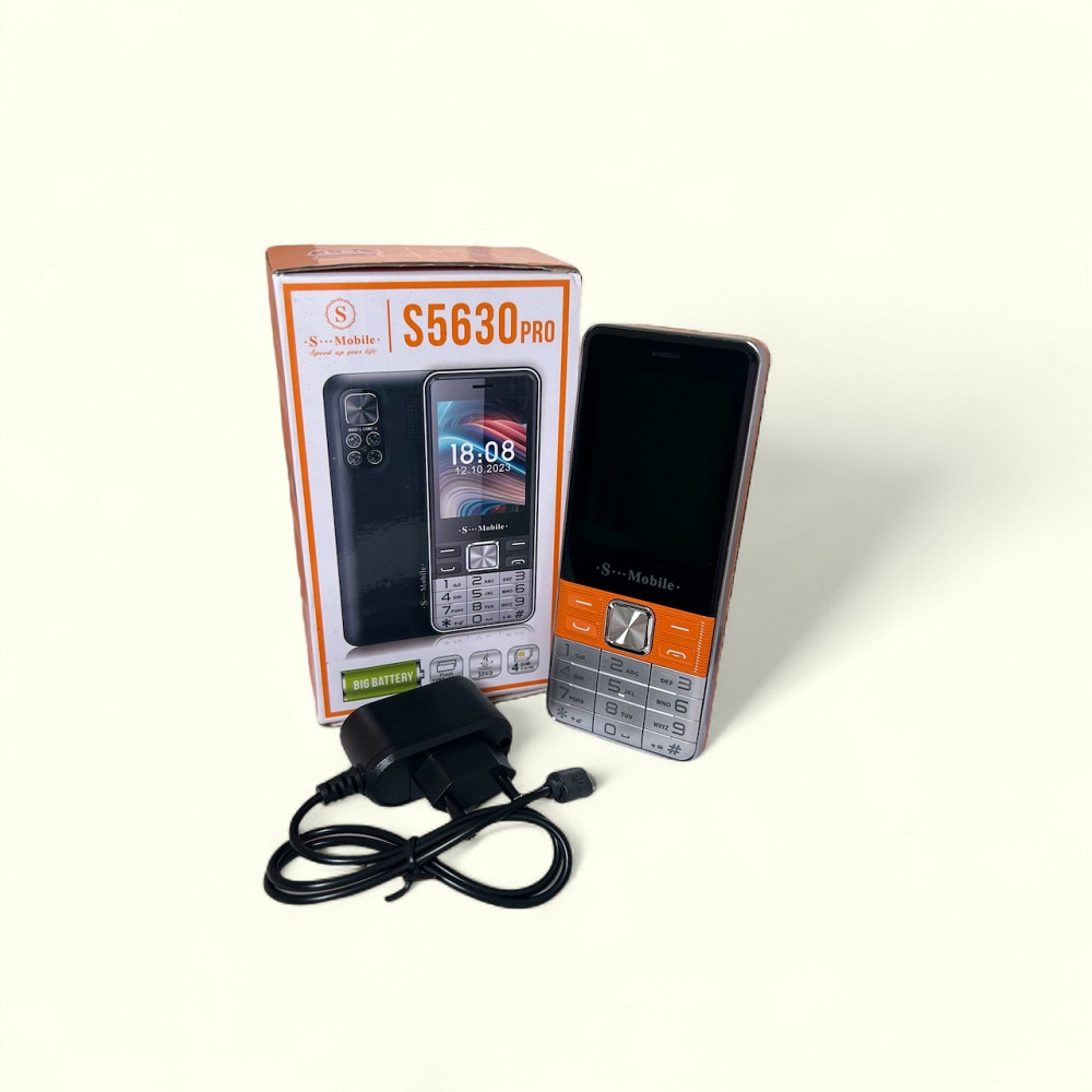 Кнопочный мобильный телефон на 4 сим карты AIEK s-mobile 5630 Orange Київ - зображення 5