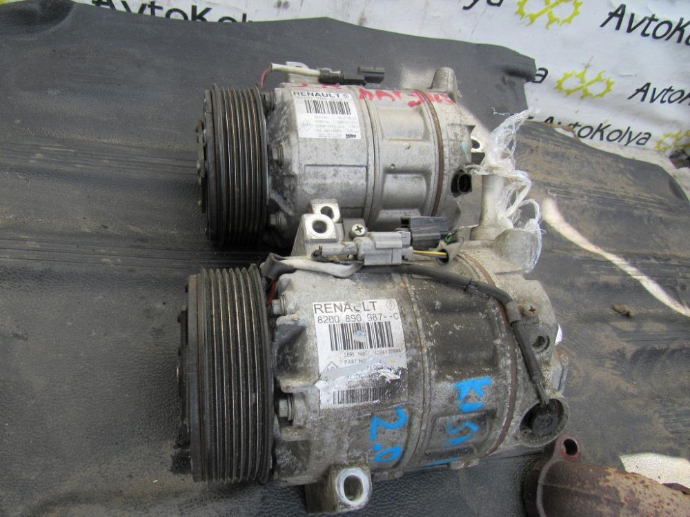Компрессор кондиционера Renault Laguna III 2.0 DCi 2007-2015 (8200705022) Ковель - изображение 1