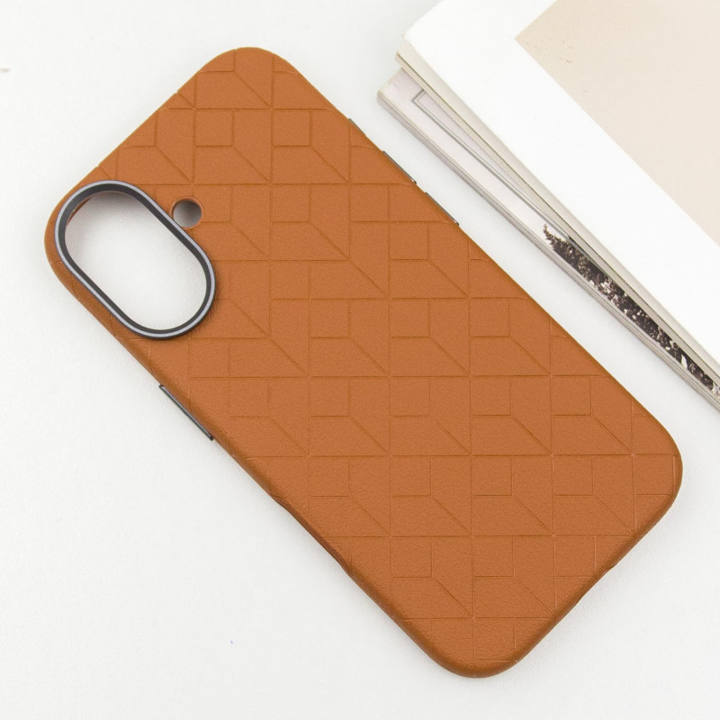 Кожаный чехол Carved with MagSafe для Apple iPhone 16 (6.1") Херсон - изображение 5