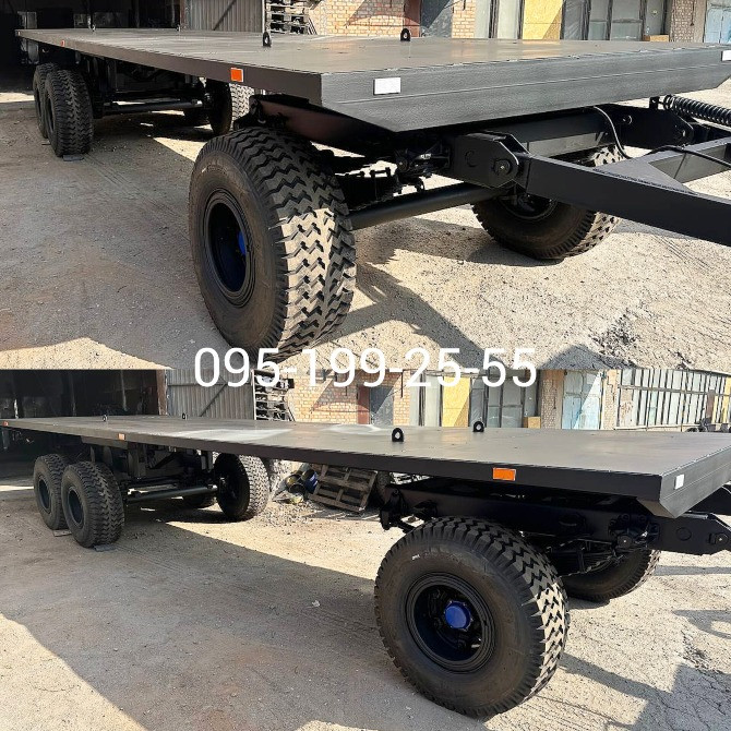 Причіп-платформа 3ПТС-20 (контейнеровоз). Причіп-платформа 3ПТС-12 Дніпро - зображення 2