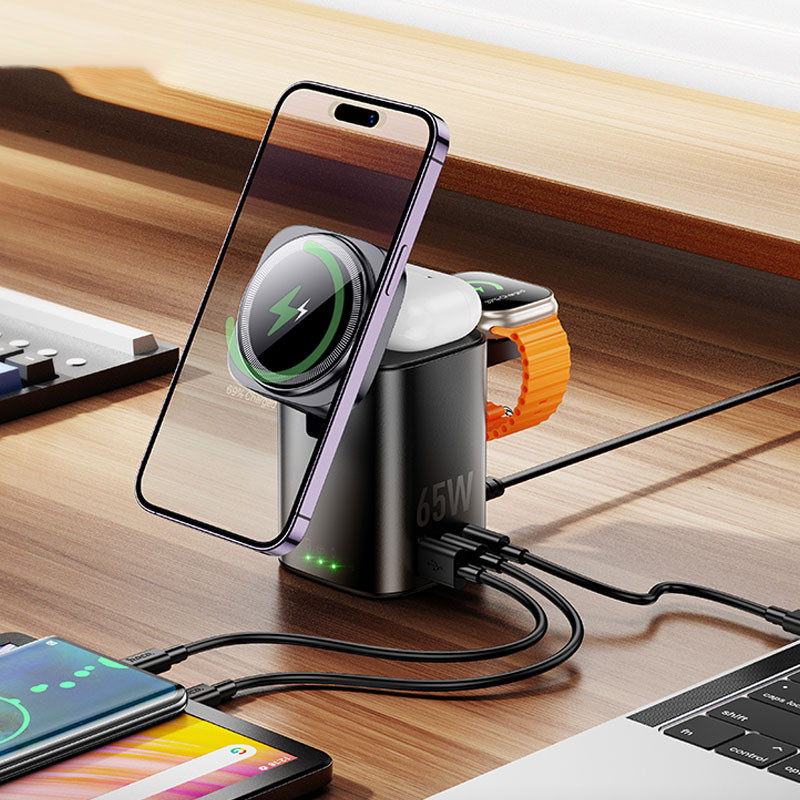 БЗУ Hoco CQ20A Clever 6in1 PD65W Херсон - зображення 8