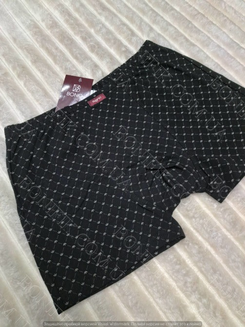 Мужские боксёры черного цвета с рисунком (арт. МШ 950354) Кривий Ріг - зображення 3