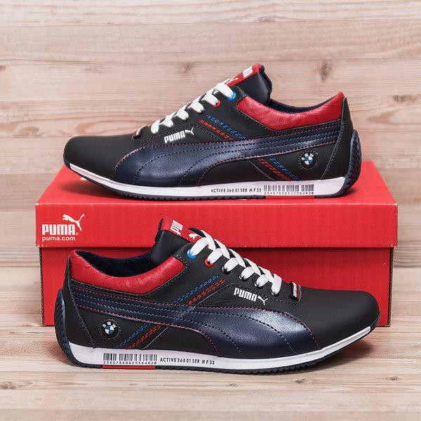 Мужские кожаные кроссовки  Pm BMW MotorSport Киев - изображение 8