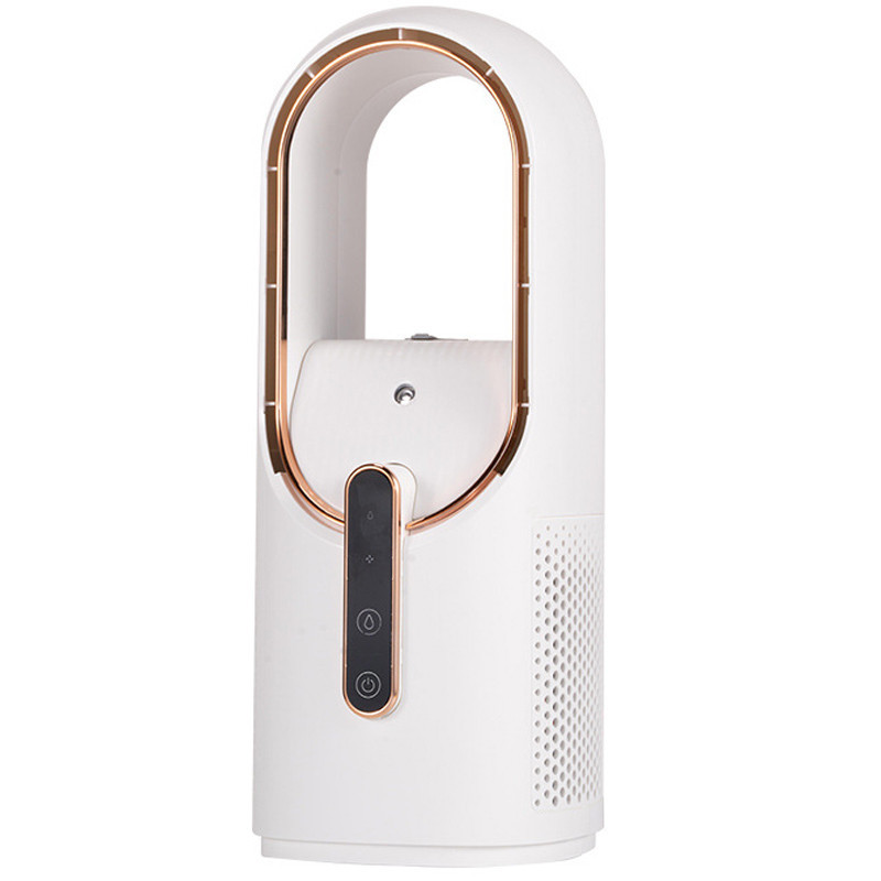 Настольный вентилятор F6 2in1 с увлажнителем воздуха 2200mAh Херсон - изображение 1