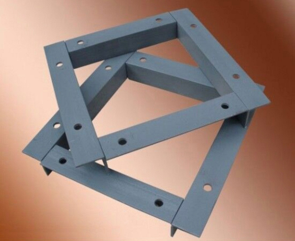 Фланцы на элеваторный самотек квадратные: 454*454 (L40*4) , фланцы на зернопровода Київ - зображення 5