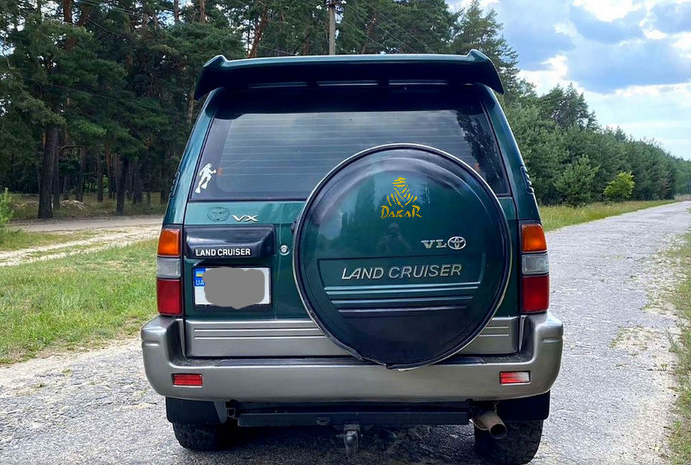 Наклейка Дакар Жёлтая светоотражающая на авто-мото Київ - зображення 5