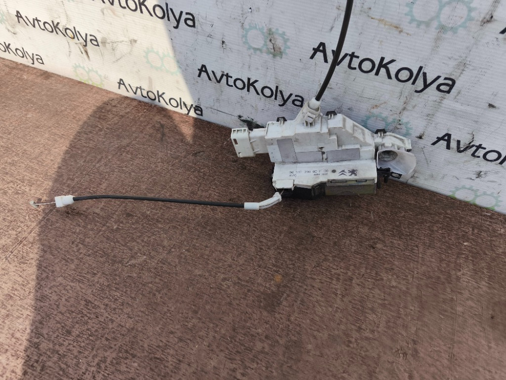 Замок двери передний левый 6 pin Peugeot 407 2004-2011 (9659739880) Ковель - зображення 2