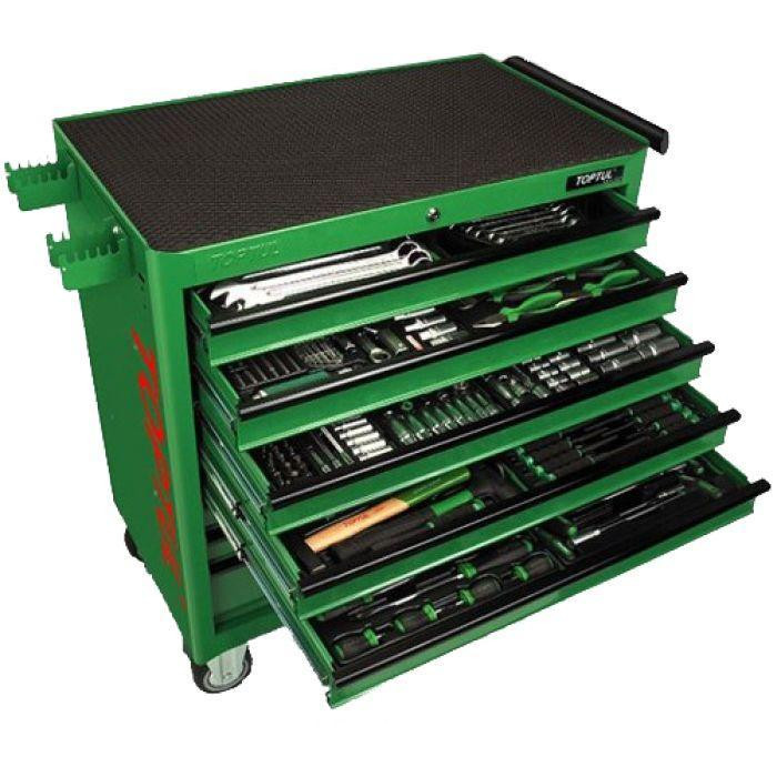 Набор инструментов в тележке TOPTUL 8 секций 360 ед. JUMBO GT-36001 Харьков - изображение 1