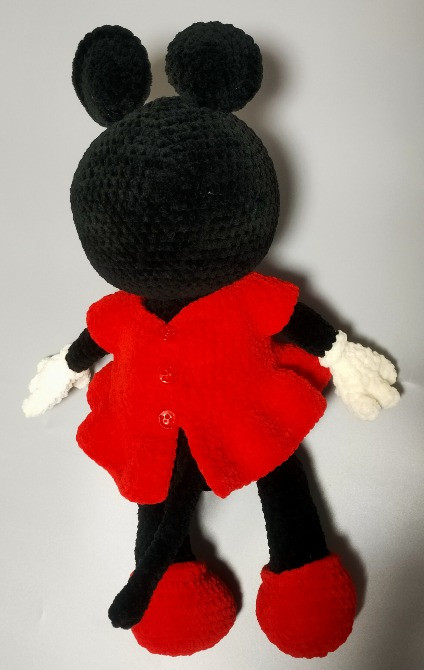 Мі́нні Ма́ус 43 см мишка іграшка м'яка в'язана плюшева сувенір подарунок Handmade Нововолынск - изображение 5