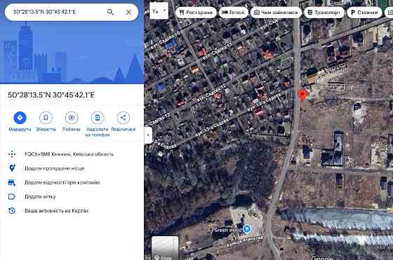 Княжичі. Продам 10сот під забудову, двохфасадна, асфальт, комунікації Бровары