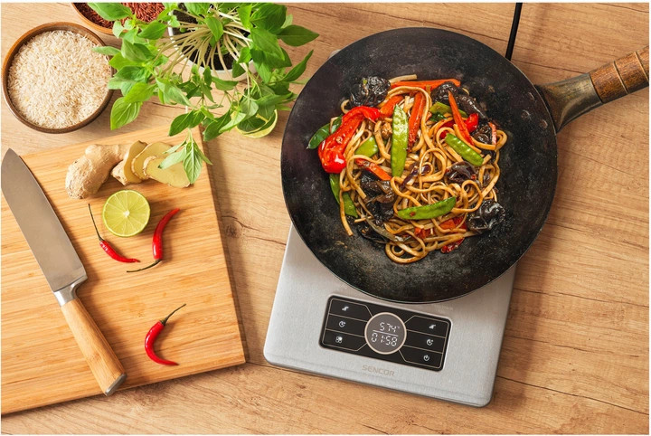 Электроплита Sencor SCP5010SS 1500 Вт серебристая Киев - изображение 8