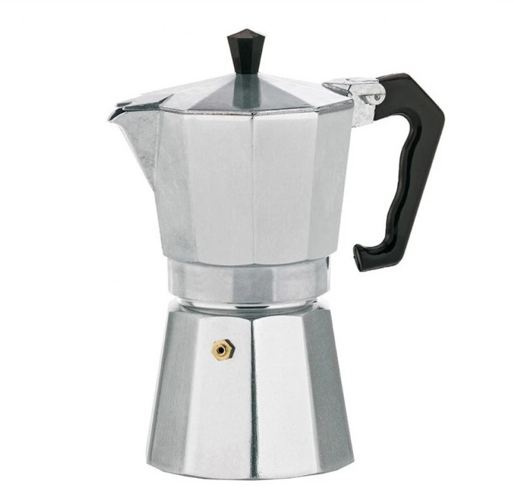 Гейзерна кавоварка Kela Italia 10590 150 мл 3 чашки сіра Киев - изображение 1