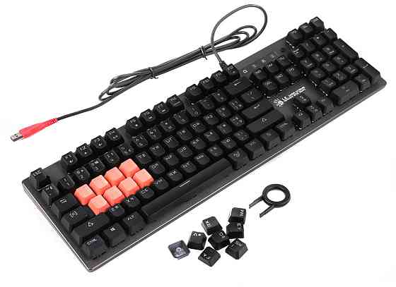 Клавиатура компьютерная проводная Bloody B760Bloody(Grey)GreenSw серая Київ