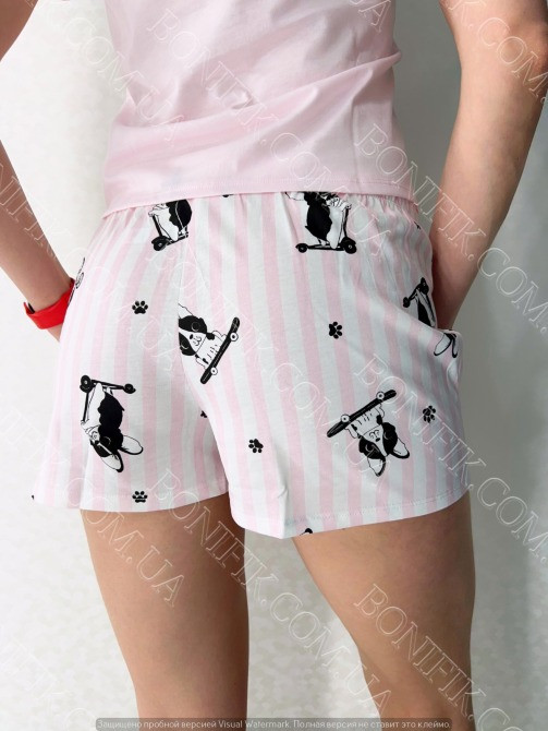 Женская пижама с футболкой и шортами "Roksana" (12276) (арт. 1759) Кривий Ріг - зображення 6