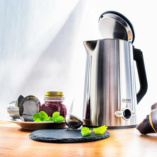 Електрочайник First FA-5407-5 1.7 л серебристый Киев - изображение 2