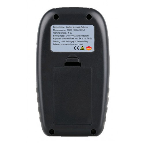 Газоанализатор СО + термометр (0-1000 ppm, 0-50°C) WINTACT WT8825 Харьков - изображение 3