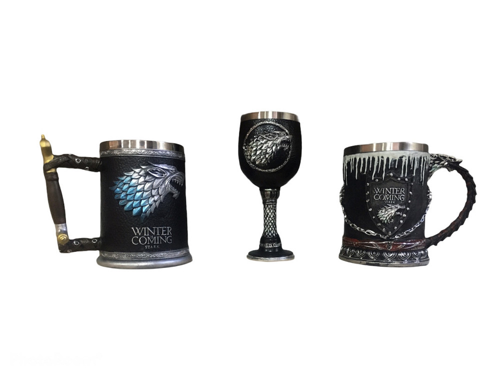 Подарочный Набор Гуртка Чашка Бокал 3 Волк Подарок (код 00524) Київ - зображення 6