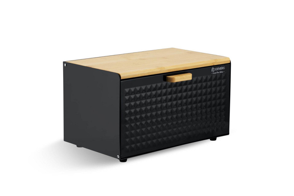 Хлібниця Edenberg EB-135 35,5х23х21 см чорна Киев - изображение 1