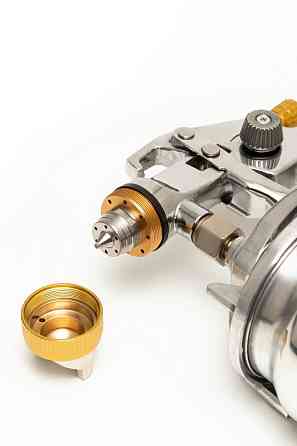 Краскопульт пневматический MASTERTOOL HVLP НАЛБ 1000 мл Ø 1,8 мм круглый/плоский факел 130-210 л/мин Харків