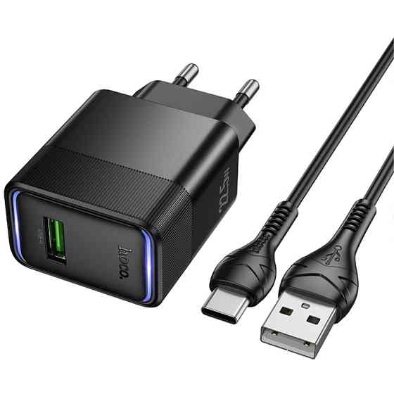 СЗУ Hoco CS111A Lounge PD22.5W (1USB-C) + кабель USB to Type-C Херсон
